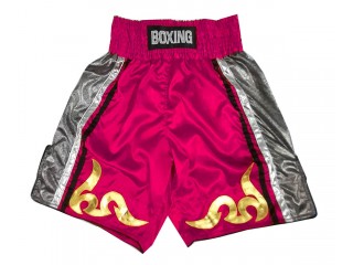Shorts de boxeo personalizados : KNBSH-030-Rosa